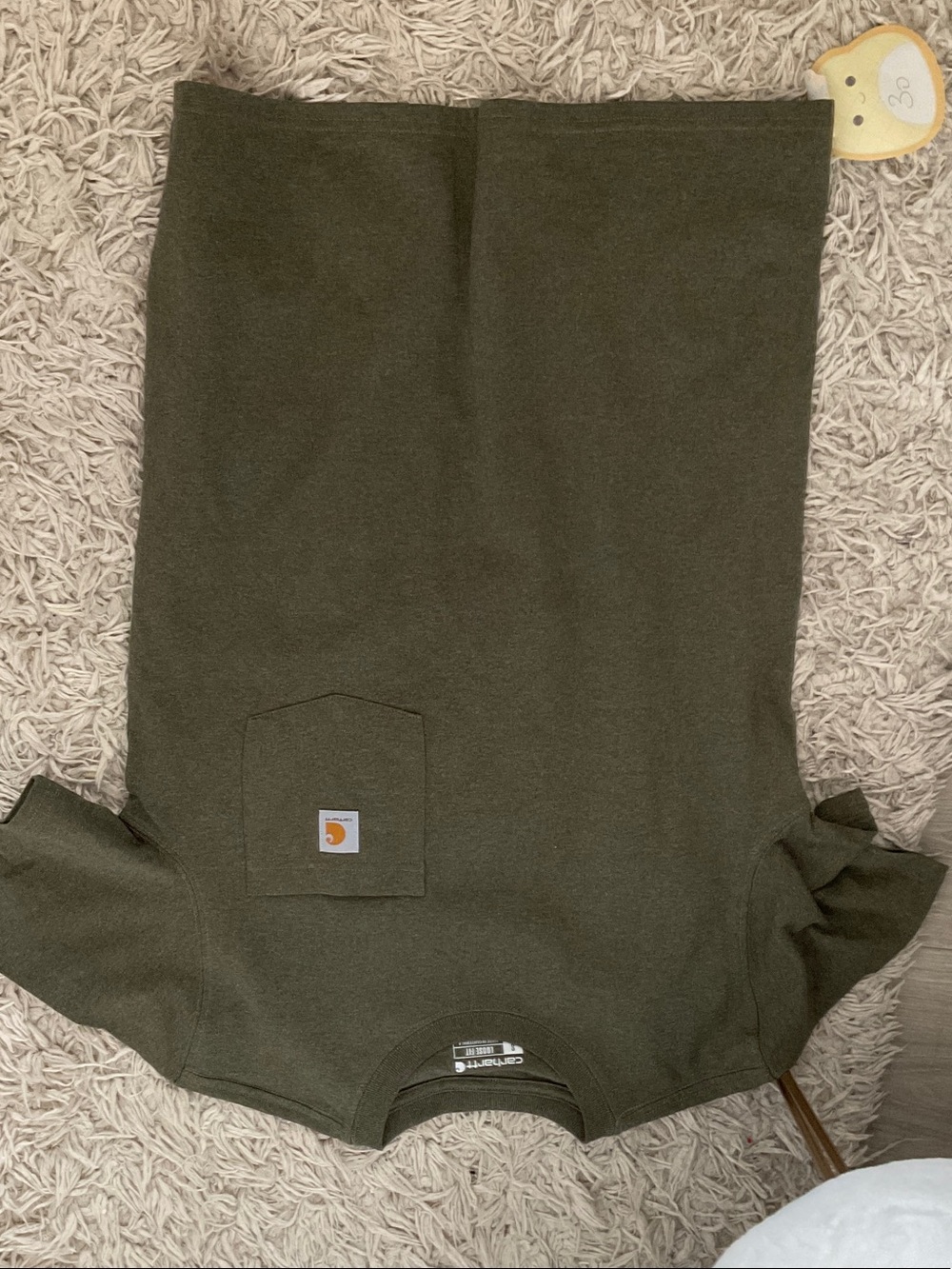 Carhartt Dark Olive Pocket Logo Tee